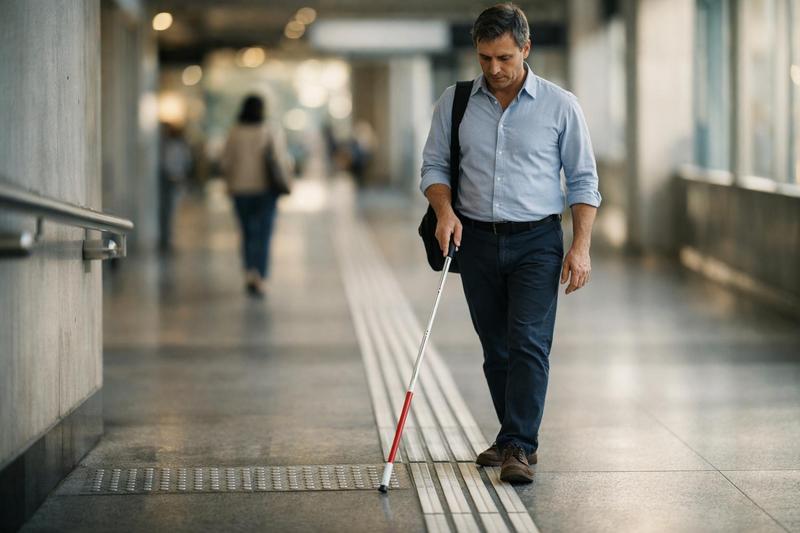 Réglementation pour bande de guidage PMR : comprendre les règles essentielles