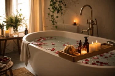 rendre un bain sensuel