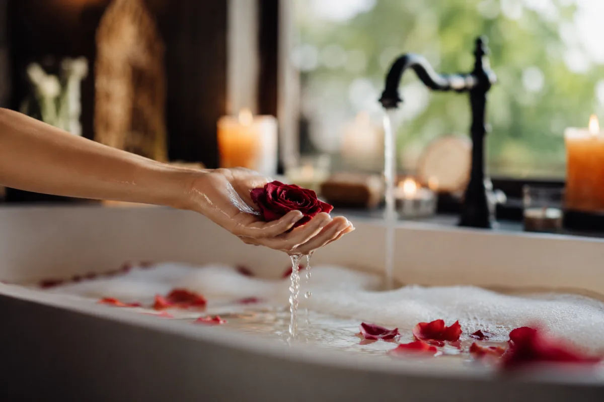rendre un bain sensuel