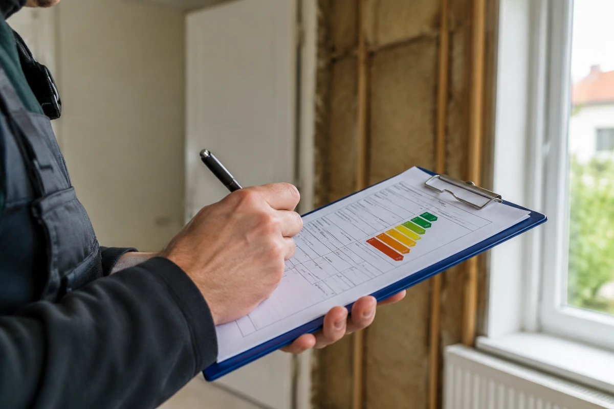 Audit énergétique ou DPE : lequel vous faut-il vraiment et quand ? Étiquette énergie en gros plan sur un document DPE avec la mention classe G bien visible